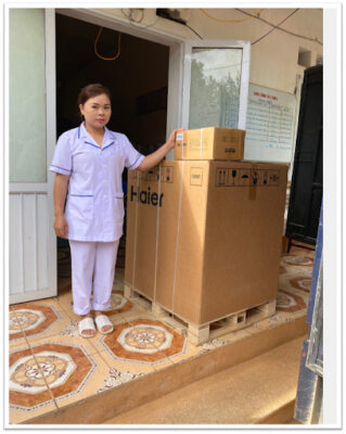 Dự án giao hàng cho đơn vị trạm y tế địa hình xa trung tâm thành phố