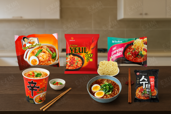 Thủ tục nhập khẩu mì ăn liền