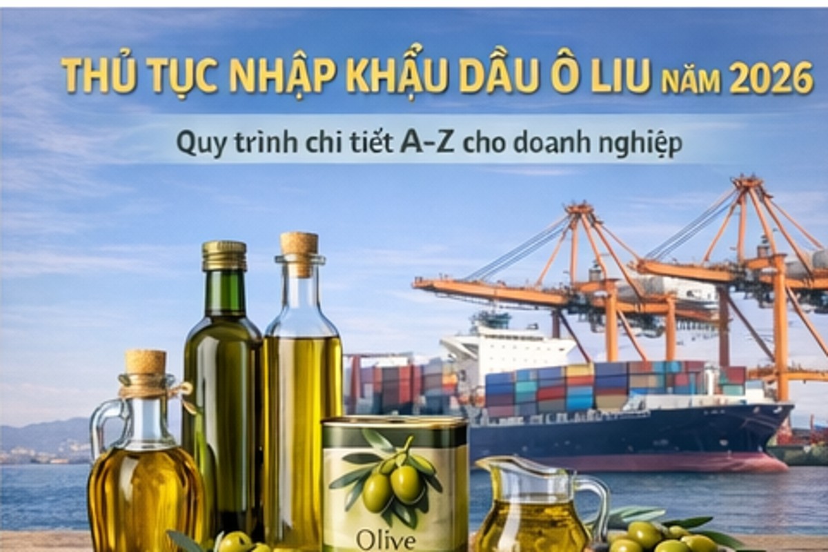 Thủ tục hải quan nhập khẩu Dầu ô liu năm 2026 